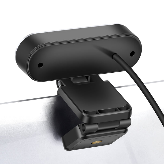 USB Camera with LED Supplementary Light Perfect for Online Classes, Live Webcasts, and Manual Focusing