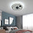 Fan Led Ceiling Lamps Are Suitable For Restaurants And Household Rooms
