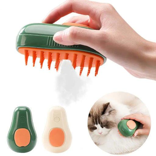 Steamy Cat Brush Electric Self-Cleaning Pet Grooming Comb for cats and dogs