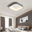 Square Ceiling Lamp Warm And Romantic Nordic Study Led Lamps