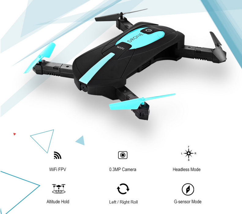 JY018 wifi fixed aerial black bee drone