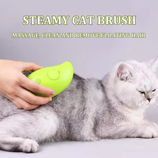 Electric Pet Massage Spray Comb, Steam Brush for Grooming