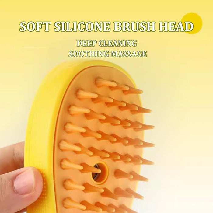 Electric Pet Massage Spray Comb, Steam Brush for Grooming