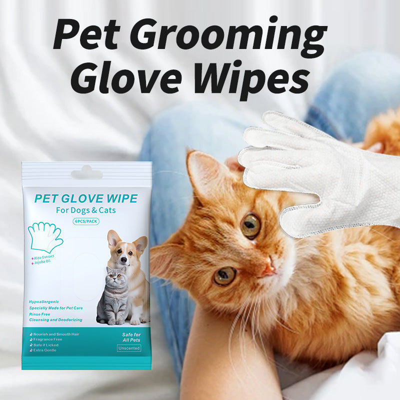 Disposable Pet Cleaning Gloves: Ideal for Cat and Dog Grooming - Pet Products