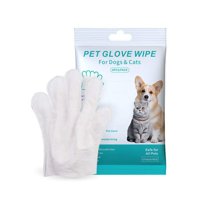 Disposable Pet Cleaning Gloves: Ideal for Cat and Dog Grooming - Pet Products