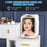 Cooseon 4L Mini Mirror Fridge, Beauty Makeup Skincare Refrigerator, AC/DC Heated Cooling Beauty Refrigerator, Car Mini Fridge