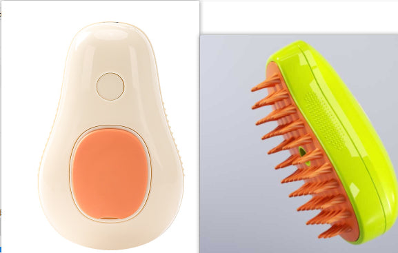 Steamy Cat Brush Electric Self-Cleaning Pet Grooming Comb for cats and dogs