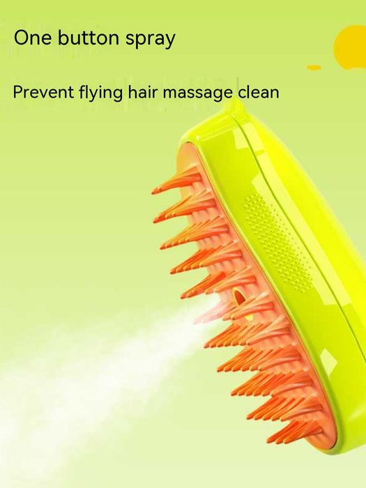 Electric Pet Massage Spray Comb, Steam Brush for Grooming